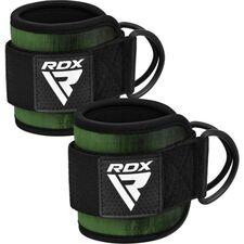 RDX A4 Ankle Straps For Gym Cable Machine, Colour: Green
