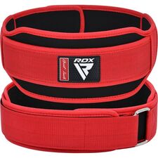 Weightlifting Belt RX5, Size: L, Colour: Rot