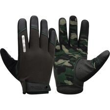 Gym Training Gloves T2 Full Army Green-L, Size: L, Colour: Green