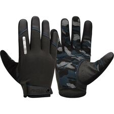 Gym Training Gloves T2 Full Blue-M, Size: M, Colour: Blue