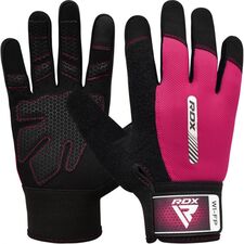 Gym Weight Lifting Gloves W1 Full Pink, Colour: Rosa, Size: L