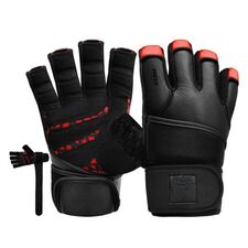 Gym Glove Micro Red/Black Plus-Xl, Size: XL, Colour: Schwarz