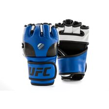 UFC MMA Open Palm Gloves, Colour: Blue, Size: S-M