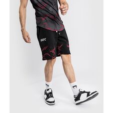 Short en coton UFC Authentic Fight Week 2.2, Taille: S, Couleur: Noir