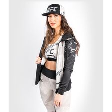 UFC Authentic Fight Week 2.0 Zip Hoodie - For Women, Size: S, Colour: Schwarz