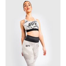 UFC Authentic Fight Week 2.0 Women's Weigh-In Bra, Size: L, Colour: Weiss