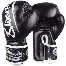 8 WEAPONS Boxing Gloves, Kids, Unlimited 2.0, black-white, 2 Oz, Colour: Schwarz, OZ: 2oz