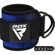 RDX A4 Ankle Straps For Gym Cable Machine, Size: One Size, Colour: Blue