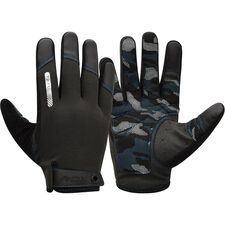 Gants de Fitness à doigt complet pour écran tactile, Taille: L, Couleur: Bleu
