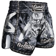 Shorts de Muay Thaï - Bone Island, Taille: S, Couleur: Noir