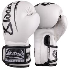 8 WEAPONS Boxing Gloves, Kids, Unlimited 2.0, white-black, 4 Oz