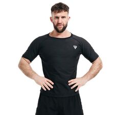 T-Shirt de Sudation Homme Pour la Perte de Poids, Taille: 3XL, Couleur: Noir