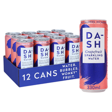 Flavored sparkling water 330ml Dash (set of 12) | Grapefruit