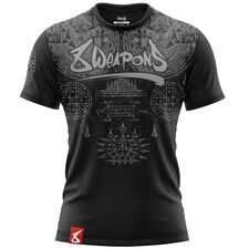 T-Shirt - Yantra, Taille: M, Couleur: Noir