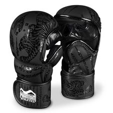Gants de sparring MMA Muay Thai, Taille: S/M, Couleur: Noir