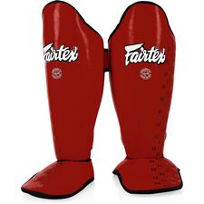Schienbeinschützer Fairtex SP5 Compétition, Bekleidungsgrösse: L, Farbe: Rot