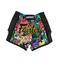 Muay Thai Shorts Urface X Fairtex, Taglia: XL, Colore: Multicolore