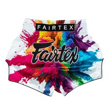 Muay Thai Shorts Fairtex Funky Soul, Size: S, Colour: Multicolor