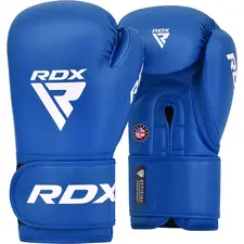 Gants de Boxe RDX pour Compétitions Amateurs, Couleur: Bleu, OZ: 10oz