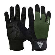 Gym Gloves W1 – Full Finger, Size: XL, Colour: Green