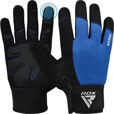 Gants de musculation W1 – Gants entiers, Taille: M, Couleur: Bleu