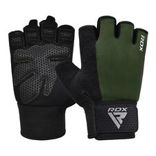 Gants de musculation W1 – Doigts coupés, Taille: S, Couleur: Vert