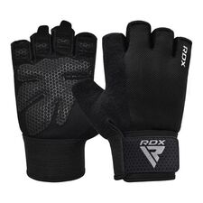 Gants de musculation W1 – Doigts coupés, Taille: M, Couleur: Noir