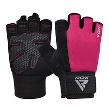 Gants de musculation W1 – Doigts coupés, Taille: L, Couleur: Rose