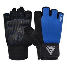 Gants de musculation W1 – Doigts coupés, Taille: S, Couleur: Bleu