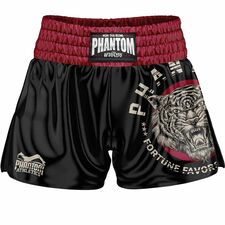 Short de Muay Thai Tiger Unit, Taille: L, Couleur: Noir