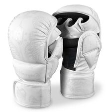 Muay Thai MMA  sparring gloves, Size: L/XL, Colour: Weiss