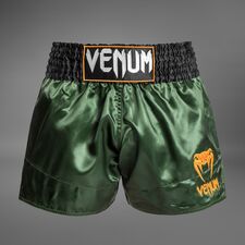 Venum Klassische Muay Thai Shorts, Bekleidungsgrösse: XS, Farbe: Grün