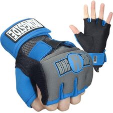 Pro Undergloves with Gel Padding, Size: L, Colour: Blue