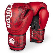 Phantom Muay Thai Boxing Gloves Red 16 oz, Colour: Rot, OZ: 16oz