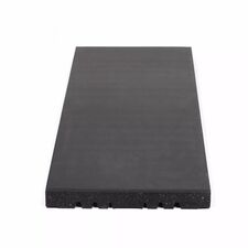 Gummiboden "Connect Tiles Pure Black" 50x100cm + 5 Verbinder Stockz | 50x100x3 CM