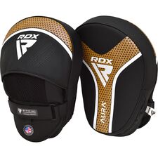 RDX Focus Pad Aura Plus T-17 Black Golden, Size: One Size, Colour: Schwarz