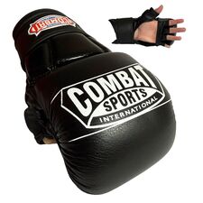 Combat Sports Max Strike – MMA-Trainingshandschuhe, Bekleidungsgrösse: L, Farbe: Schwarz
