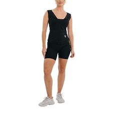 Short de Sudation Femme, Taille: M, Couleur: Noir