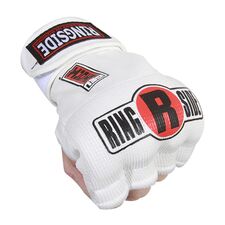 Sous-gants Pro Ringside Blanc L/XL avec rembourrage en gel, Taille: L/XL, Couleur: Blanc