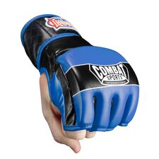 Gants MMA Combat Sports Traditionnels – Noir/Bleu – XL, Taille: XL, Couleur: Bleu, Taille ne pas utiliser: XL