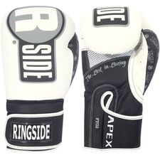 Ringside Apex Flash Sparring Gloves, Couleur: Blanc, OZ: 18oz
