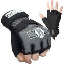 Sous-gants Pro avec rembourrage en gel, Taille: XL, Couleur: Gris