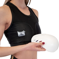 Metal Boxe Sports Bra With Cups Noir Xs, Size: XS, Colour: Schwarz