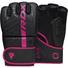 Grappling Gloves F6 Matte Pink-M, Size: M, Colour: Schwarz