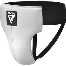 Groin Guard Rex Men White/Black-L, Size: L, Colour: Weiss