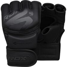 Grappling Glove F15 Matte Black-L, Size: L, Colour: Schwarz