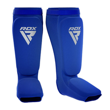 Hosiery Shin Instep Foam Blue/White-M, Size: M, Colour: Blue