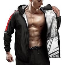 Clothing Sauna Suit C1, Size: 2XL, Colour: Rot