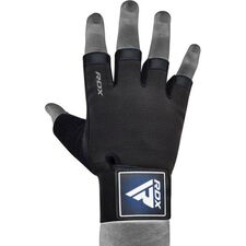 Gants de musculation T2 – Doigts coupés, Taille: L, Couleur: Bleu