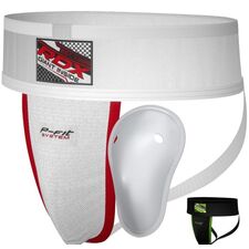 Groin Guard Supporter Plus, Size: XL, Colour: Weiss
